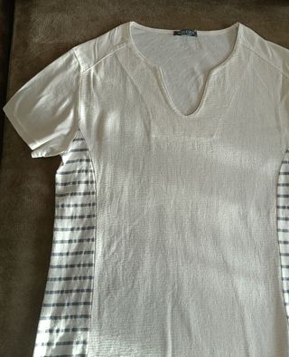 Camiseta blanca, XL