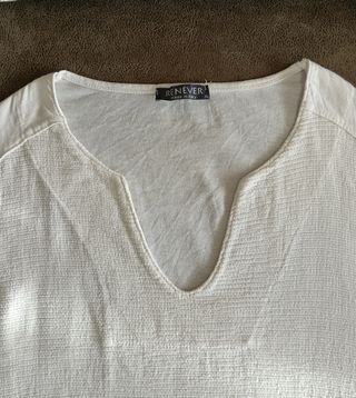 Camiseta blanca, XL