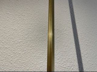 Barra cortina dorada metal 1,86