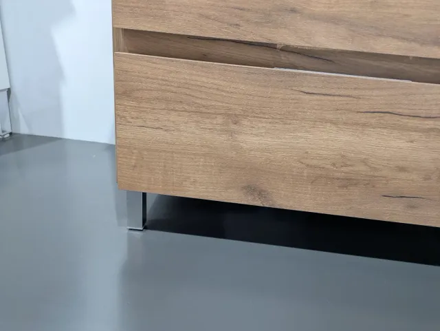 Mueble de lavabo 3 cajones madera