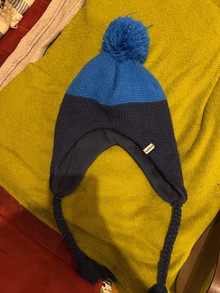Gorro de invierno Wedze azul con pompón