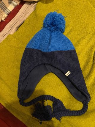 Gorro de invierno Wedze azul con pompón
