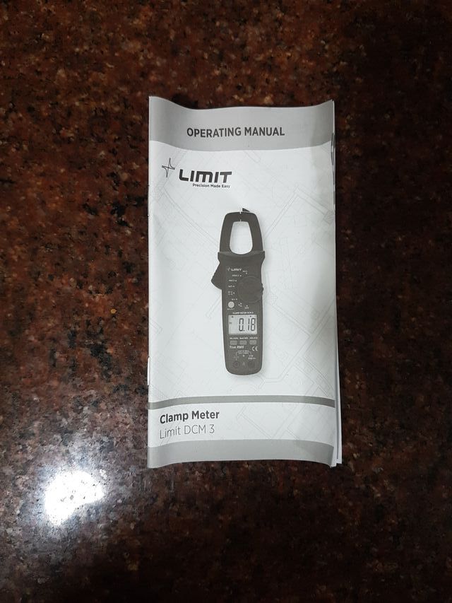 Multímetro LIMIT DCM 3 con funda y pilas