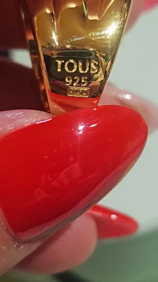 Anillo Oso Dorado/vermeil