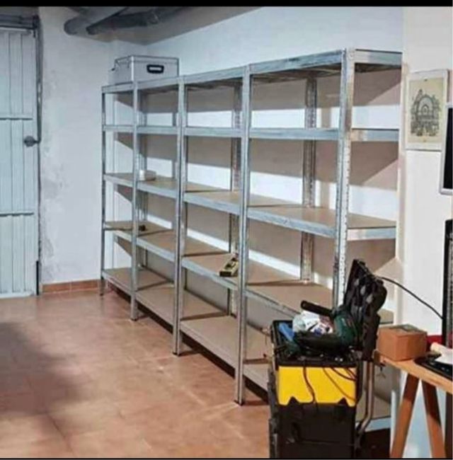 Pack 4 Estanterías Metálicas Galvanizadas