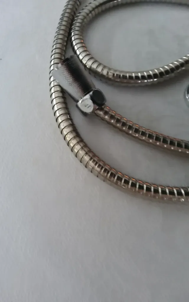 Manguera flexible ducha metal y goma