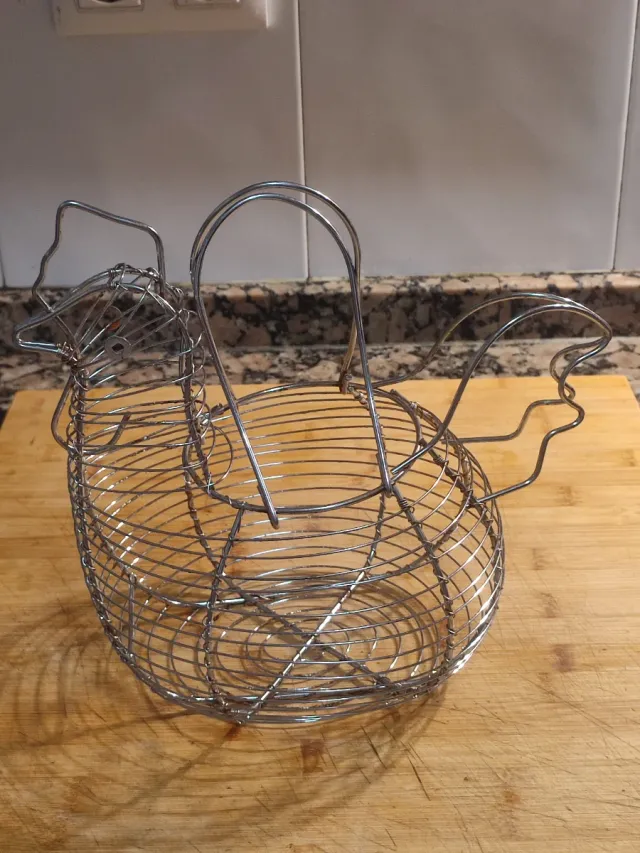 Gallina Huevera Acero Inoxidable