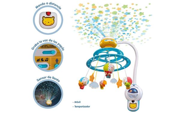 Carrusel movíl Proyector VTech Baby Luces y Sonido