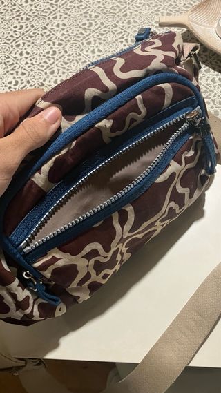 Bolso Tous estampado marrón y beige