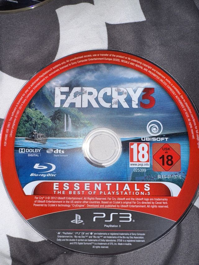 Pack 3 Juegos PS3: Juiced 2, WWE 2008, Far Cry 3