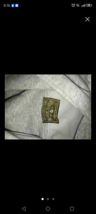 Sudadera Denim Tears Gris con Estampado Floral