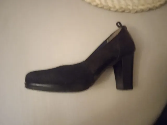 Zapatos de piel negros talla 35