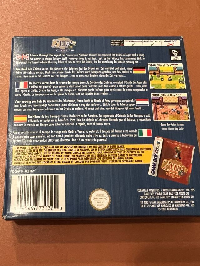 The Legend of Zelda Oracle of Ages GBC