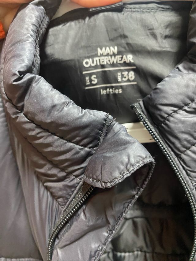 Chaleco acolchado negro mujer Talla S