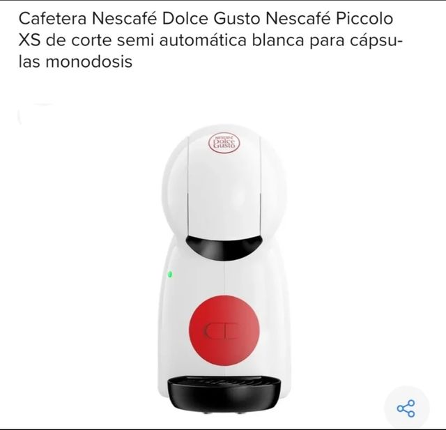 Cafetera Nescafé Dolce Gusto Piccolo XS