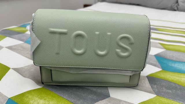 Bolso bandolera semirrígido verde