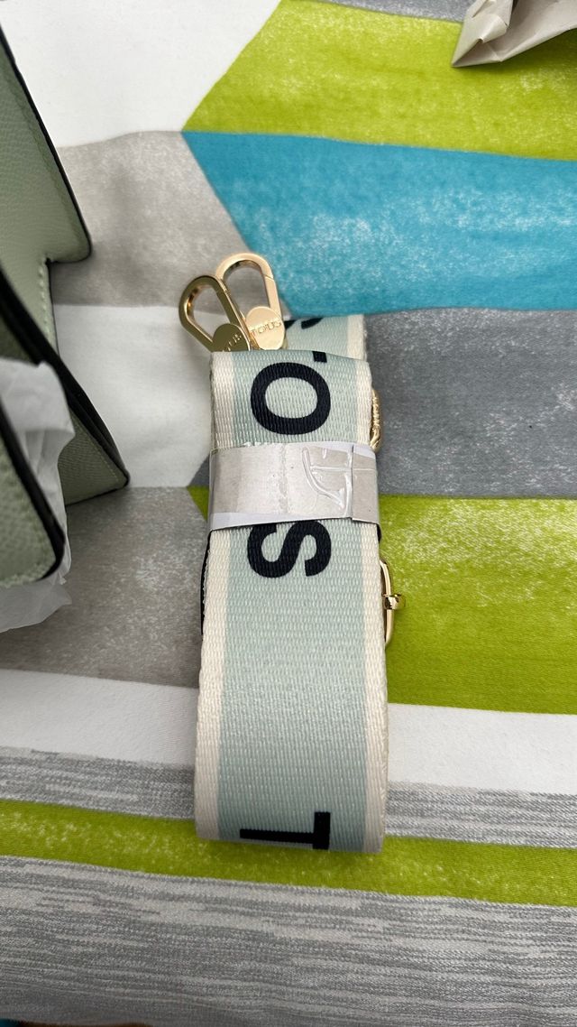 Bolso bandolera semirrígido verde