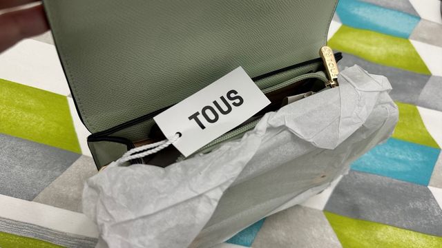 Bolso bandolera semirrígido verde