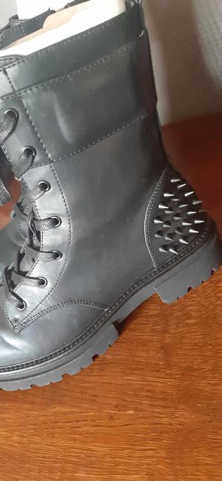 Botines negros plataforma talla 38