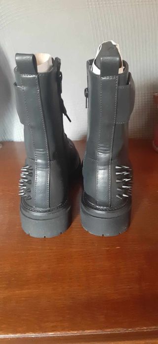 Botines negros plataforma talla 38