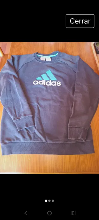 Sudadera Adidas Azul y Turquesa