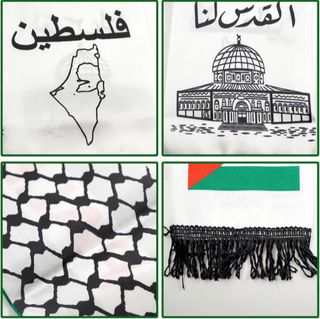 Bufanda Bandera Palestina Kufiya