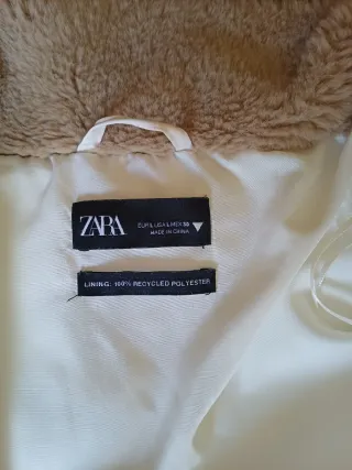 Chaqueta acolchada Zara Talla L