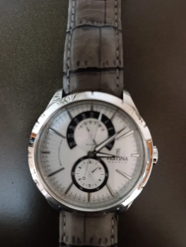 Orologio Festina F16573 Uomo Grigio Argento