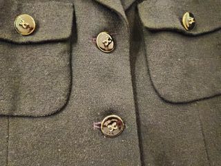 Americana CHAUS negra crepe gordito