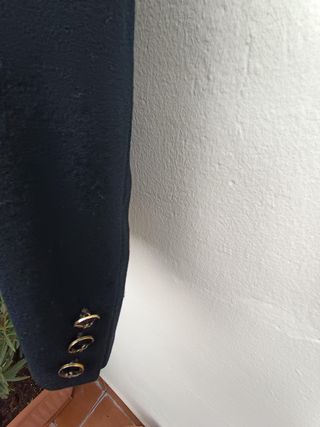 Americana CHAUS negra crepe gordito