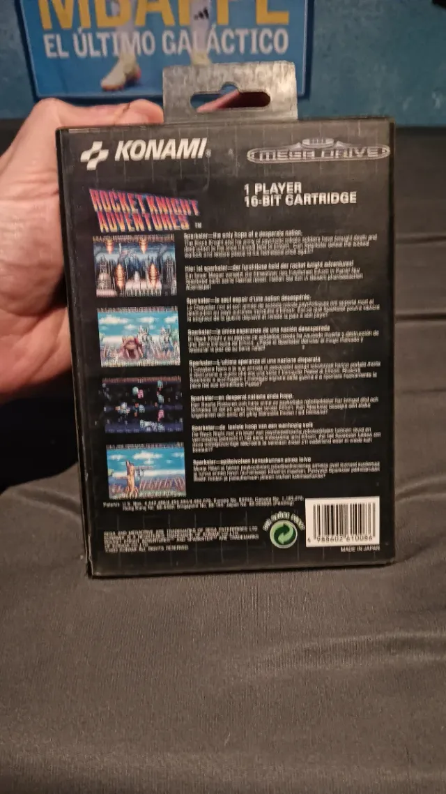 Rocket Knight Adventures Sega Mega Drive Konami