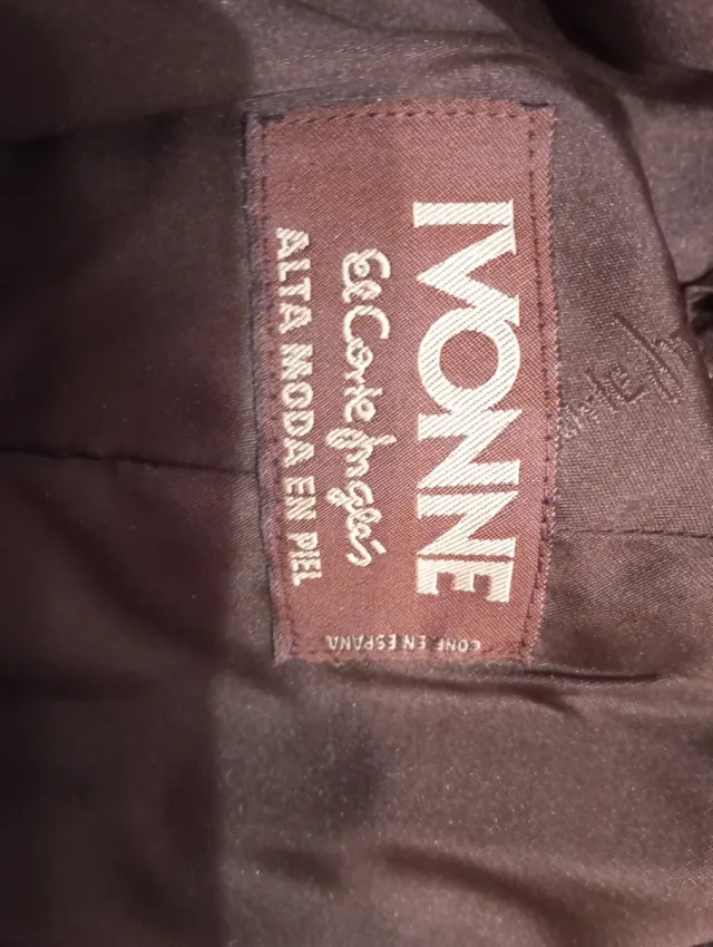 Abrigo de piel natural