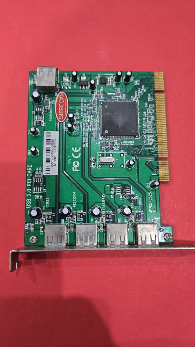 + Tarjeta PCI con 5 Puertos USB