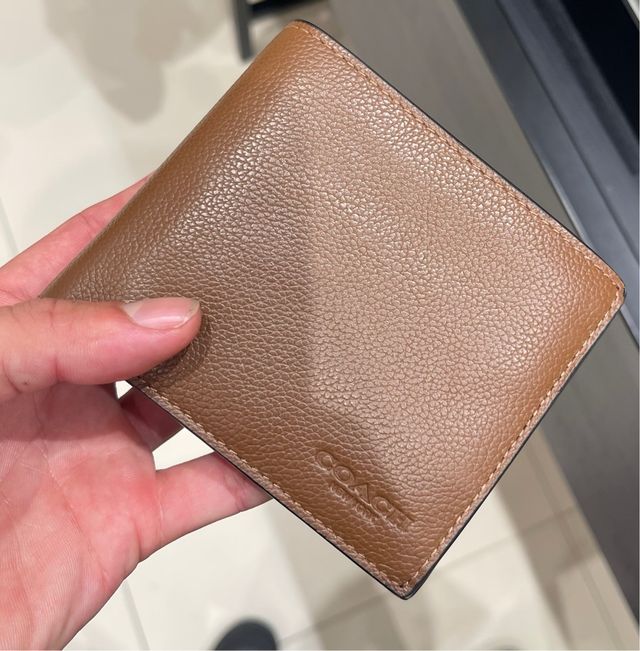 Coach Cartera y tarjetero de piel