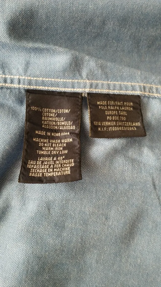 Camisa Oxford Polo Ralph Lauren Azul