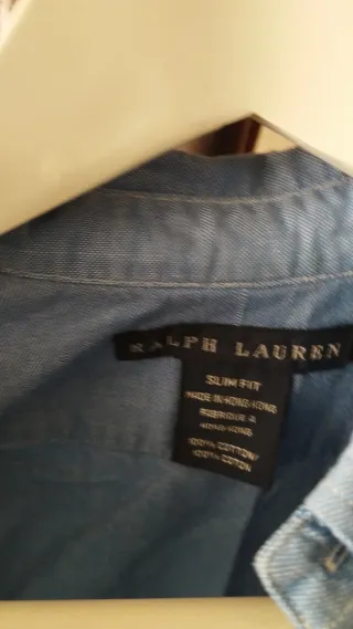 Camisa Oxford Polo Ralph Lauren Azul