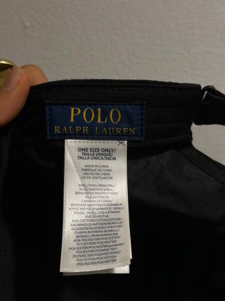 Gorra Polo Ralph Lauren Negra