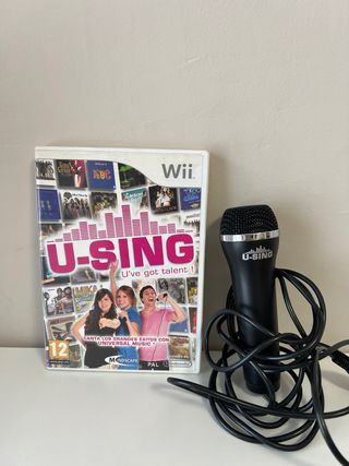 Pacchetto di gioco U-SING: U've Got Talent! + Microfono Wii