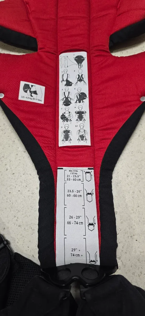 Mochila porta bebés BabyBjörn negra