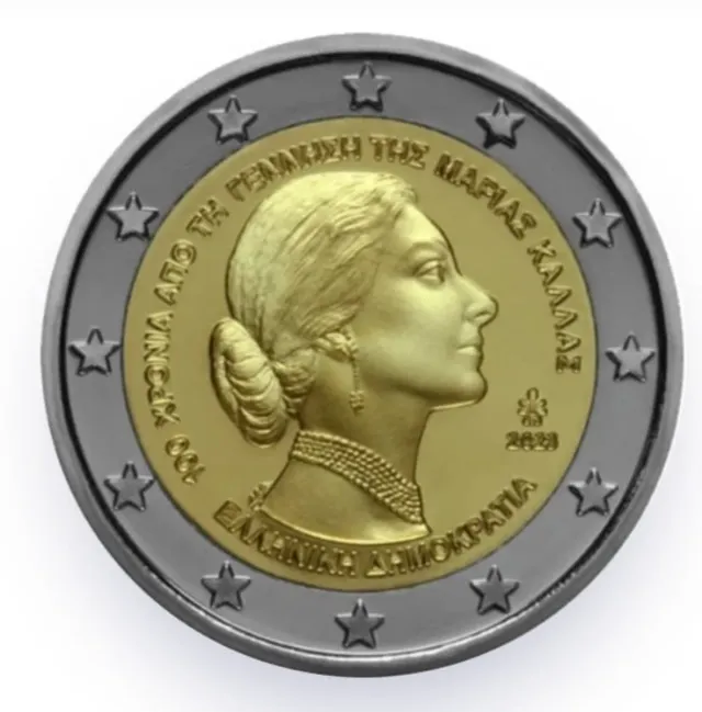 Moneta commemorativa da 2€ Grecia 2023 non circolante