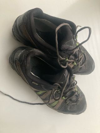 Zapatillas Salomon Gore-Tex Marrones/Verdes