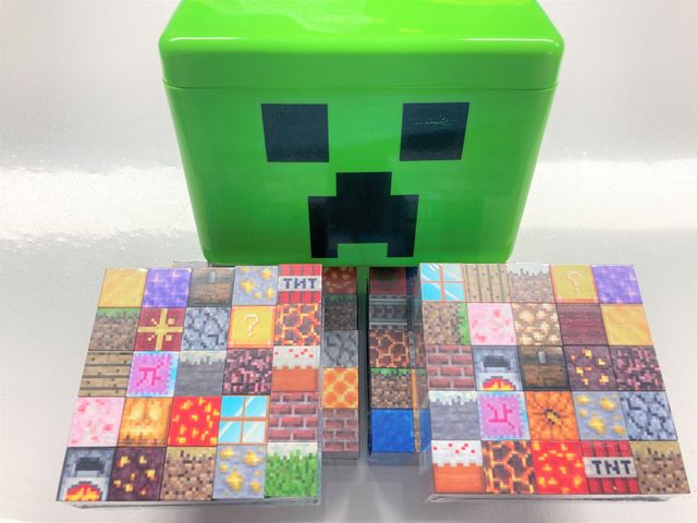 200 Blocchi Magnetici da Costruzione con Scatola Creeper