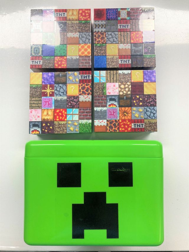 200 Blocchi Magnetici da Costruzione con Scatola Creeper