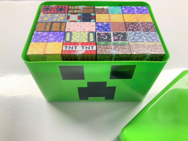 200 Blocchi Magnetici da Costruzione con Scatola Creeper