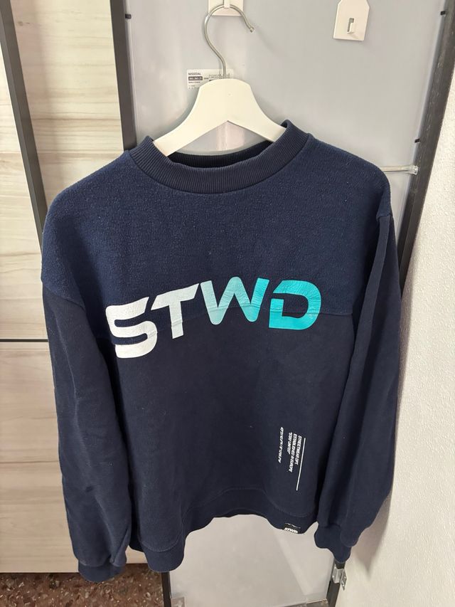 Sudadera Pull&Bear azul y turquesa