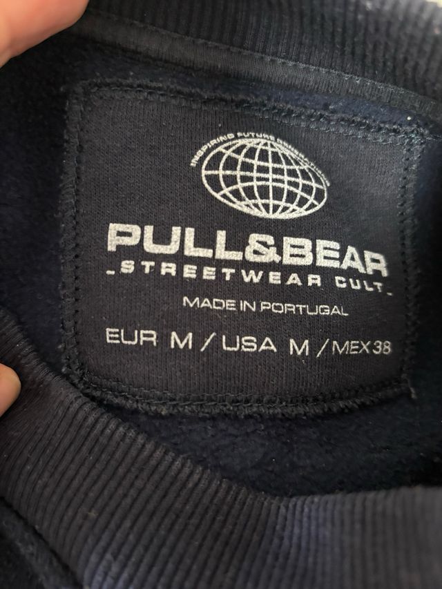 Sudadera Pull&Bear azul y turquesa