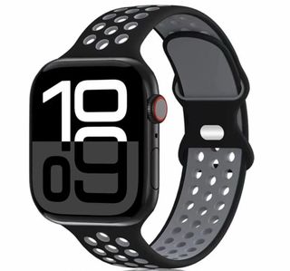 Cinturino per smartwatch nero e grigio