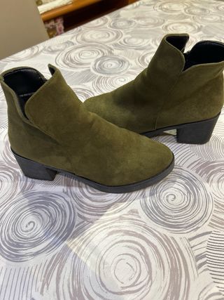 Botines verdes talla 38