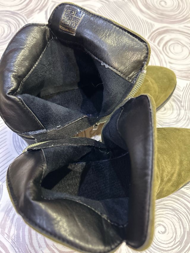 Botines verdes talla 38