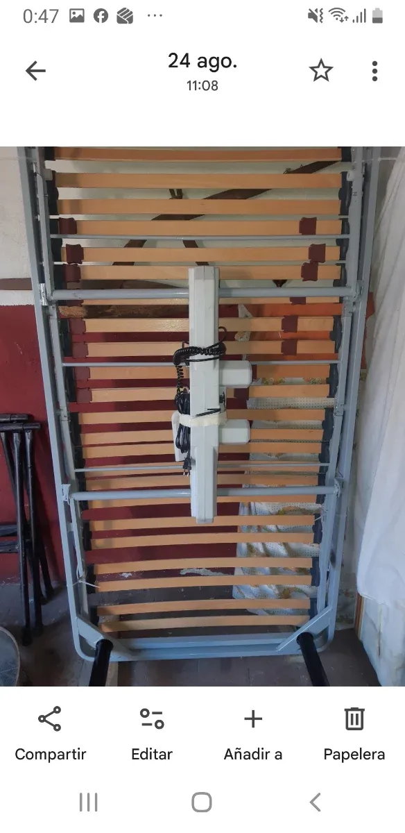 Cama articulada motorizada